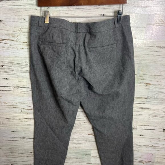 BANANA REPUBLIC "Sloan" Gray Slacks - Size 12 gray trousers dress pants - Picture 7 of 8